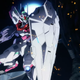 The Gundam Lfrith takes flight.